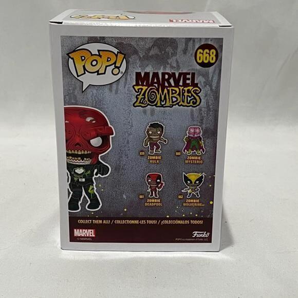 Funko Pop Zombie Red Skull Marvel Zombies Marvel Collector Corps Exclusive - Picture 3 of 4